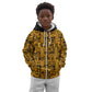 West African Yellow Art - Adinkra Culture Kid Hoodie
