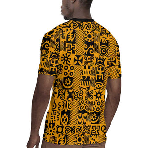 West African Yellow Art - Adinkra Culture Rugby Jersey