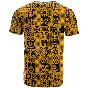 West African Yellow Art - Adinkra Culture T shirt