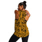 West African Yellow Art - Adinkra Culture Women Racerback Tank