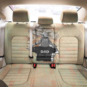 Gift for Dad - Personalized African Father and Son Back Car Seat Cover