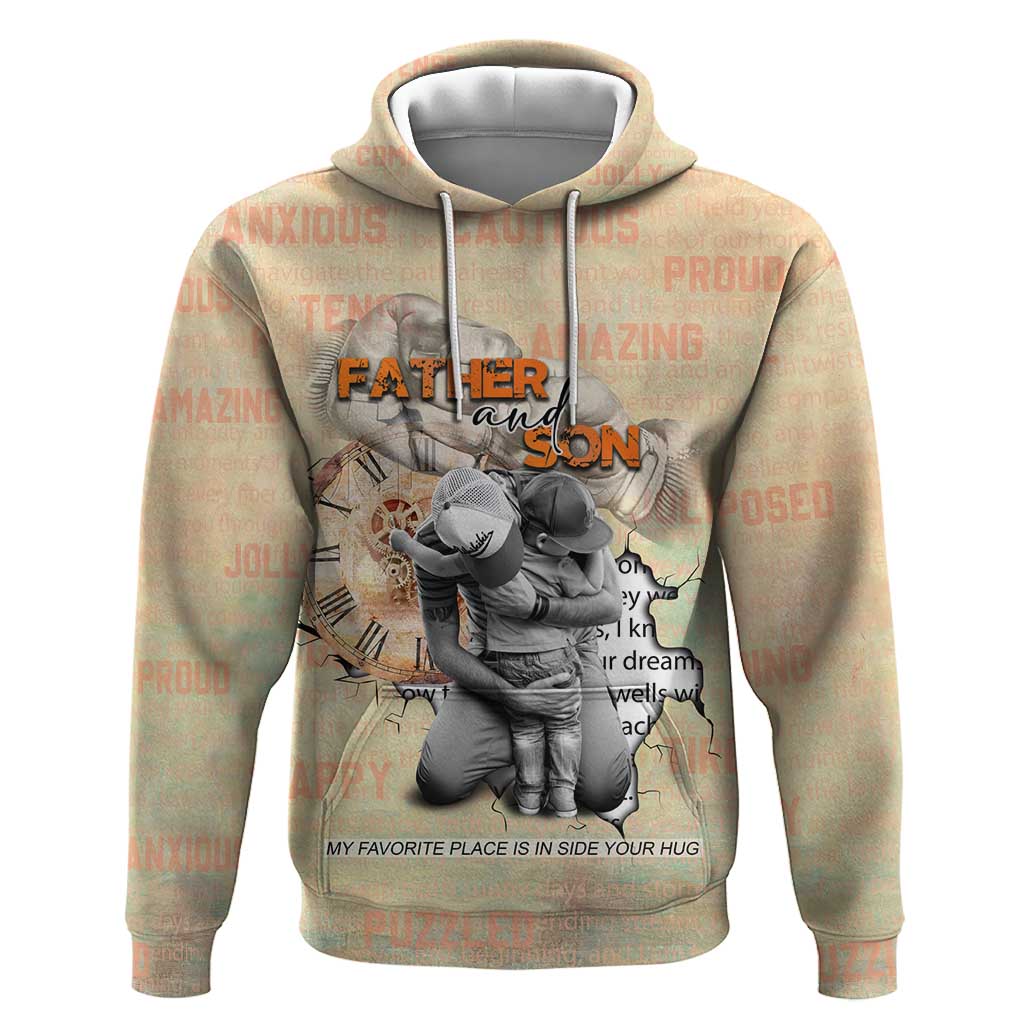 Gift for Dad - Personalized African Father and Son Hoodie