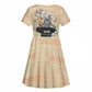 Gift for Dad - Personalized African Father and Son Kid Short Sleeve Dress