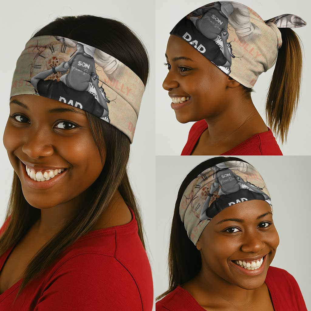 Gift for Dad - Personalized African Father and Son Neck Gaiter DT02