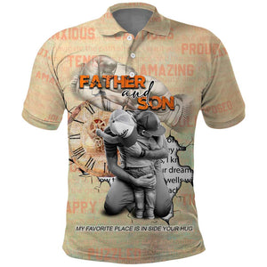 Gift for Dad - Personalized African Father and Son Polo Shirt