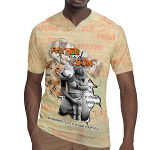 Gift for Dad - Personalized African Father and Son Rugby Jersey