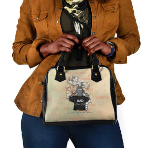 Gift for Dad - Personalized African Father and Son Shoulder Handbag