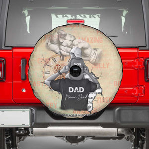 Gift for Dad - Personalized African Father and Son Spare Tire Cover