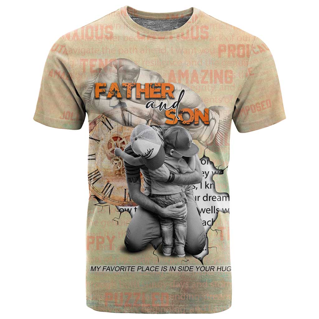 Gift for Dad - Personalized African Father and Son T shirt