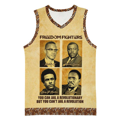 Revolutionary Freedom Fighters - Civil Rights Leaders Basketball Jersey DT02