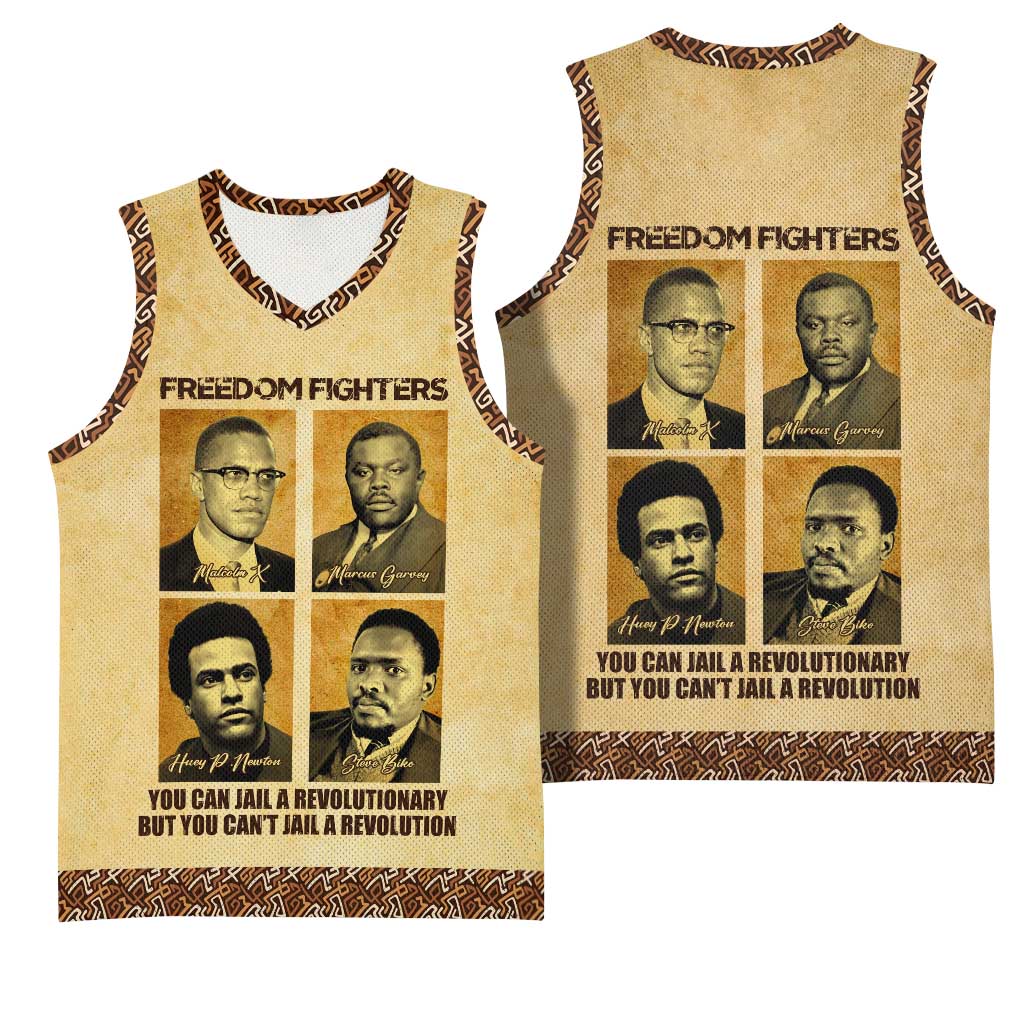 Revolutionary Freedom Fighters - Civil Rights Leaders Basketball Jersey DT02