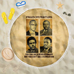 Revolutionary Freedom Fighters - Civil Rights Leaders Beach Blanket