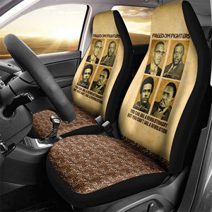 Revolutionary Freedom Fighters - Civil Rights Leaders Car Seat Cover