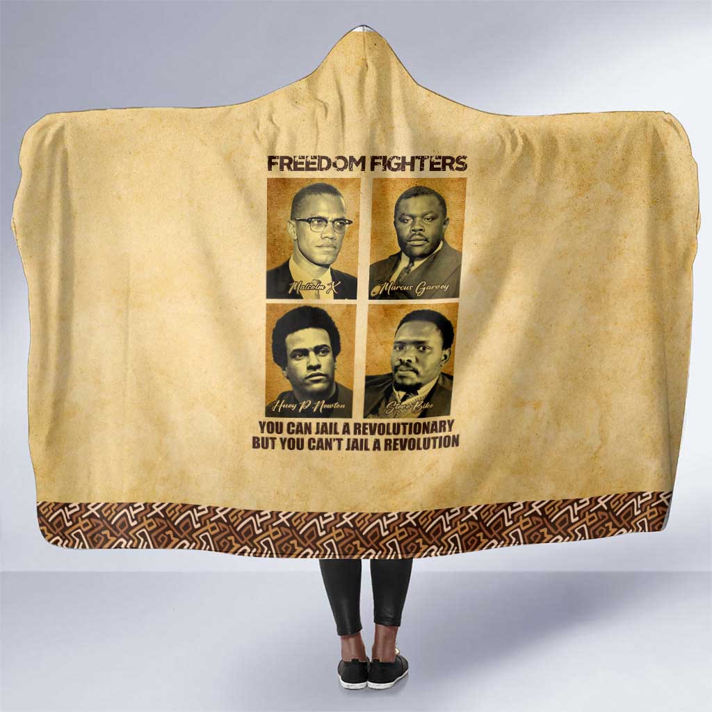 Revolutionary Freedom Fighters - Civil Rights Leaders Hooded Blanket