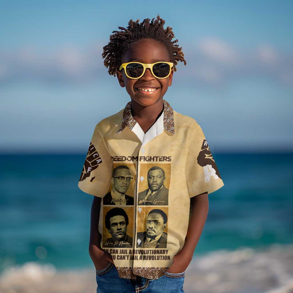 Revolutionary Freedom Fighters - Civil Rights Leaders Kid Hawaiian Shirt