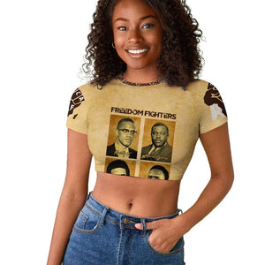 Revolutionary Freedom Fighters - Civil Rights Leaders Raglan Cropped T shirt