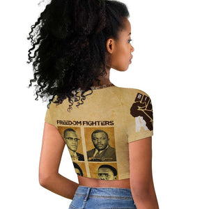 Revolutionary Freedom Fighters - Civil Rights Leaders Raglan Cropped T shirt