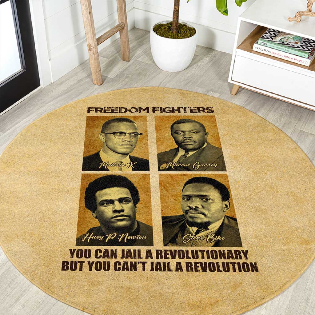 Revolutionary Freedom Fighters - Civil Rights Leaders Round Carpet