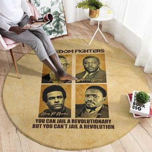 Revolutionary Freedom Fighters - Civil Rights Leaders Round Carpet