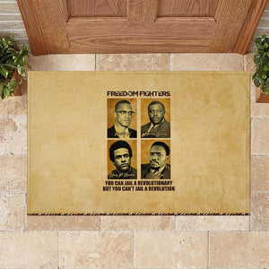 Revolutionary Freedom Fighters - Civil Rights Leaders Rubber Doormat