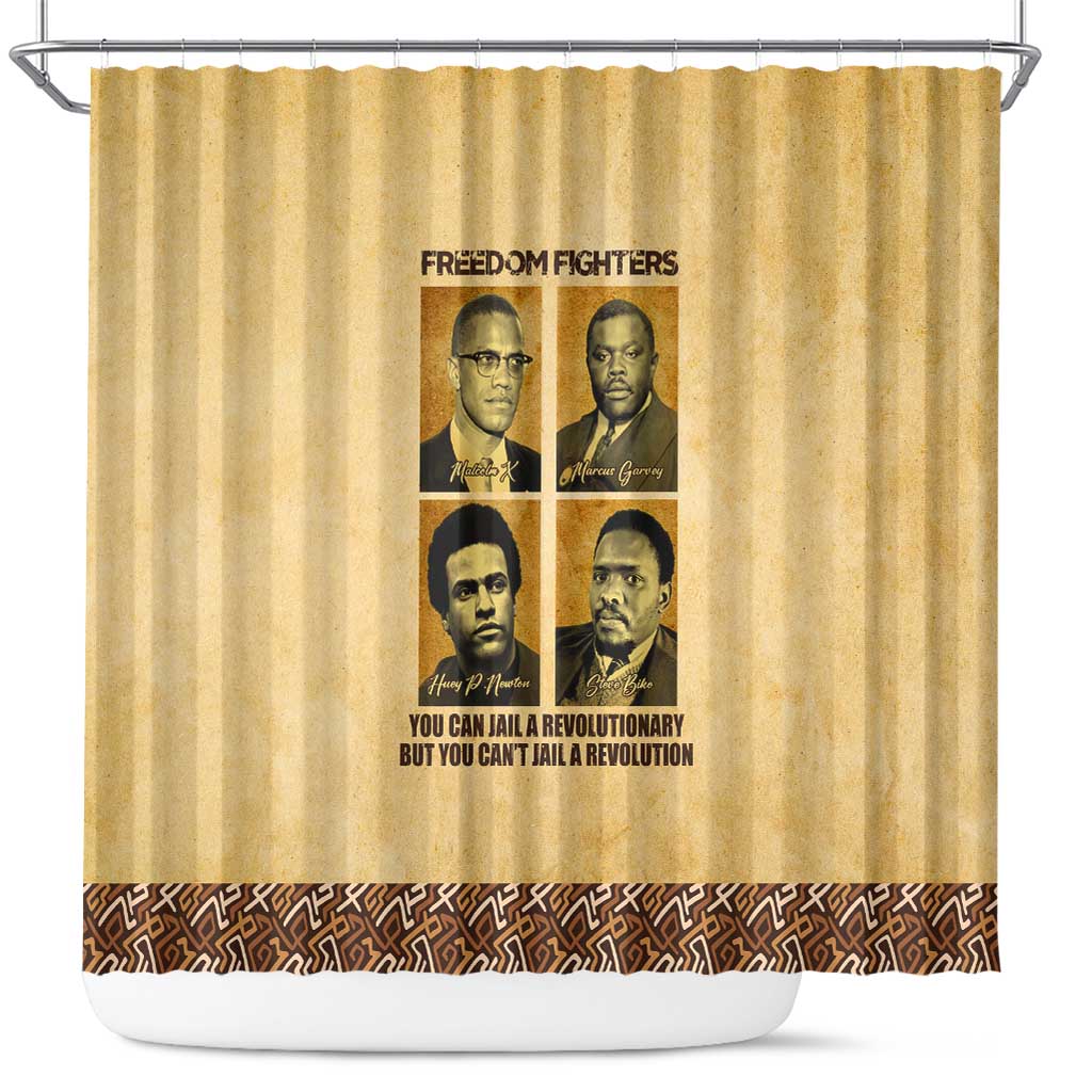 Revolutionary Freedom Fighters - Civil Rights Leaders Shower Curtain