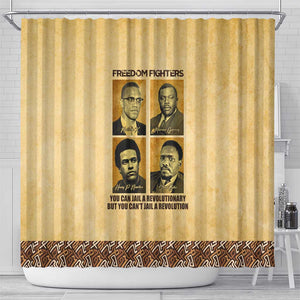 Revolutionary Freedom Fighters - Civil Rights Leaders Shower Curtain