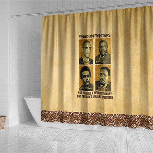 Revolutionary Freedom Fighters - Civil Rights Leaders Shower Curtain