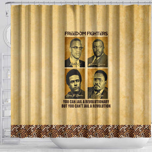 Revolutionary Freedom Fighters - Civil Rights Leaders Shower Curtain