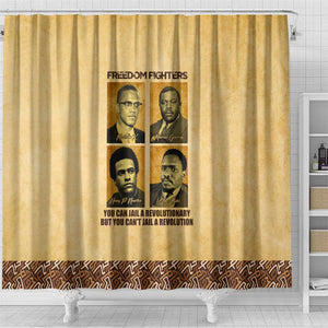 Revolutionary Freedom Fighters - Civil Rights Leaders Shower Curtain