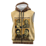 Revolutionary Freedom Fighters - Civil Rights Leaders Sleeveless Zip Hoodie - African Pride