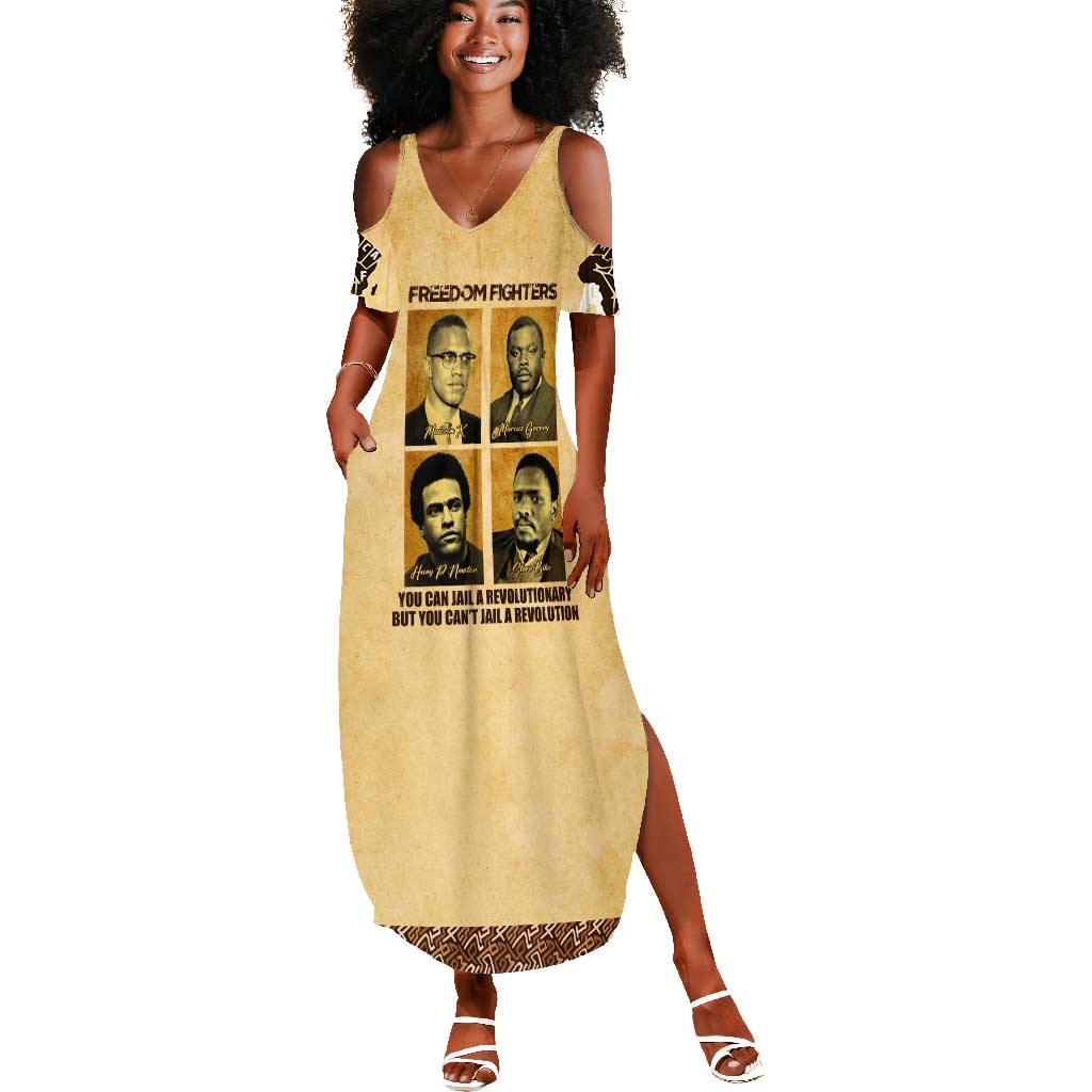 Revolutionary Freedom Fighters - Civil Rights Leaders Summer Maxi Dress