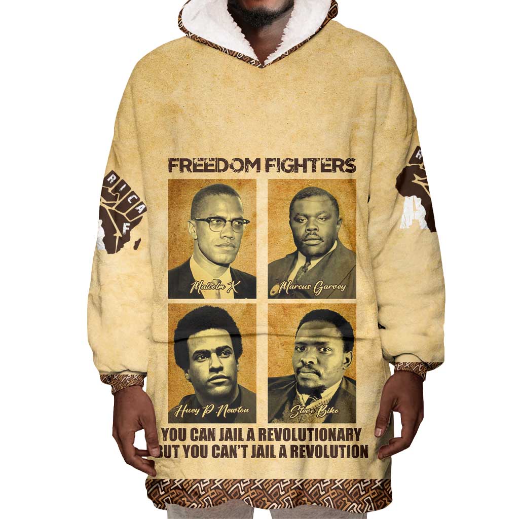 Revolutionary Freedom Fighters - Civil Rights Leaders Wearable Blanket Hoodie