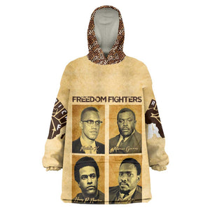 Revolutionary Freedom Fighters - Civil Rights Leaders Wearable Blanket Hoodie