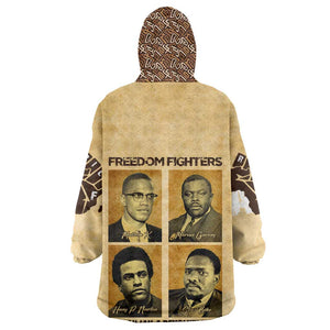 Revolutionary Freedom Fighters - Civil Rights Leaders Wearable Blanket Hoodie