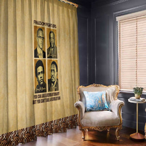 Revolutionary Freedom Fighters - Civil Rights Leaders Window Curtain