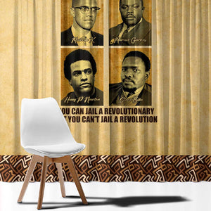 Revolutionary Freedom Fighters - Civil Rights Leaders Window Curtain