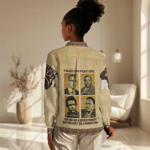 Revolutionary Freedom Fighters - Civil Rights Leaders Women Casual Shirt