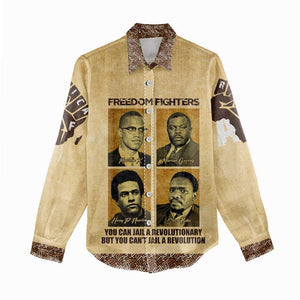 Revolutionary Freedom Fighters - Civil Rights Leaders Women Casual Shirt