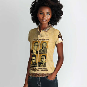 Revolutionary Freedom Fighters - Civil Rights Leaders Women Polo Shirt