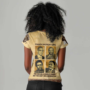 Revolutionary Freedom Fighters - Civil Rights Leaders Women V-Neck T-Shirt