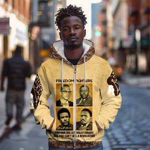 Revolutionary Freedom Fighters - Civil Rights Leaders Zip Hoodie