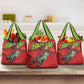 Afro Santa Braaap Grocery Bag Motorcross Christmas