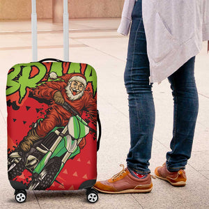 Afro Santa Braaap Luggage Cover Motorcross Christmas