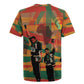 African American 1968 Rugby Jersey Black Power Fists of Freedom