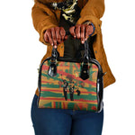 African American 1968 Shoulder Handbag Black Power Fists of Freedom