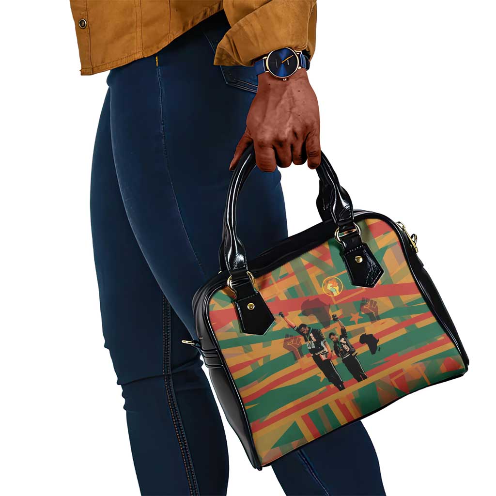 African American 1968 Shoulder Handbag Black Power Fists of Freedom