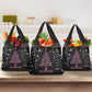 Christmas Tree Breast Cancer Afro Grocery Bag Survivor African