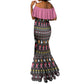 Christmas Tree Breast Cancer Afro Mermaid Dress Survivor African