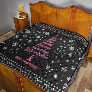 Christmas Tree Breast Cancer Afro Quilt Survivor African