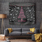 Christmas Tree Breast Cancer Afro Tapestry Survivor African